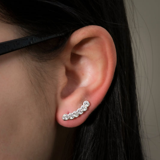 Orecchino Forcina in Argento 925 con Zirconi