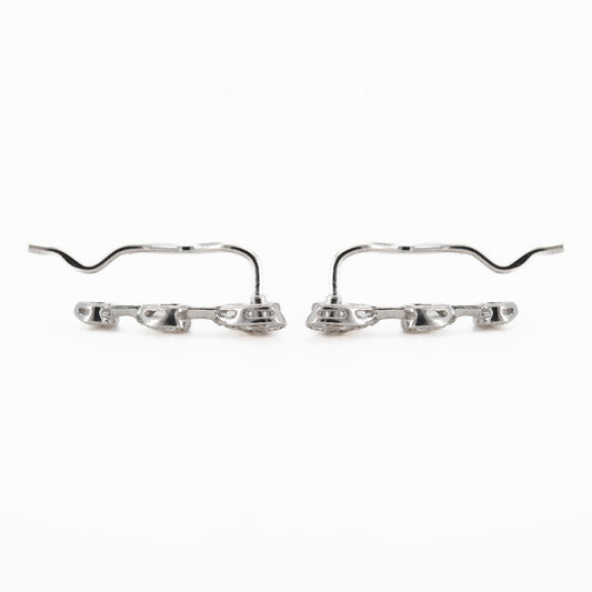 Orecchino Forcina in Argento 925 con Zirconi - Cuori