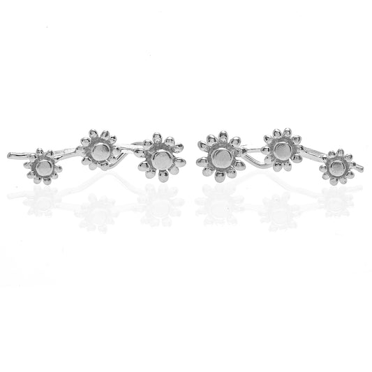 Orecchino Forcina in Argento 925 con Fiori