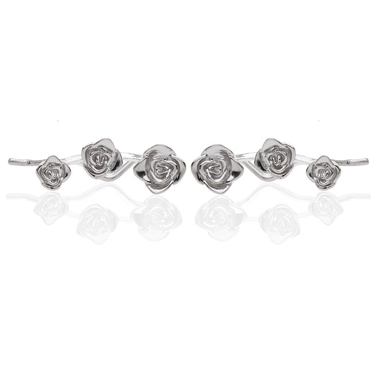 Orecchino Forcina in Argento 925 con Rose