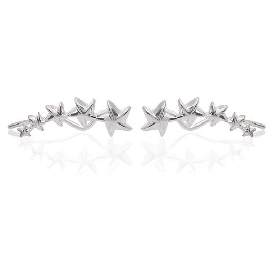 Orecchino Forcina in Argento 925 con Stelle Stilizzate