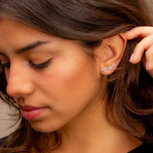 Orecchino Forcina in Argento 925 con Zirconi