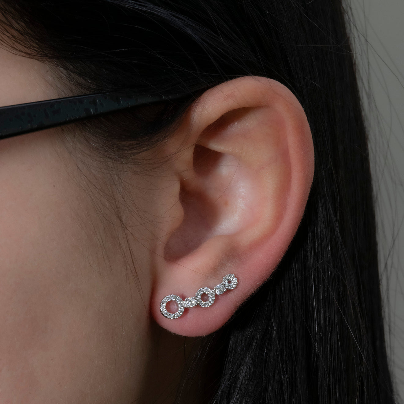 Orecchino Forcina in Argento 925 con Zirconi