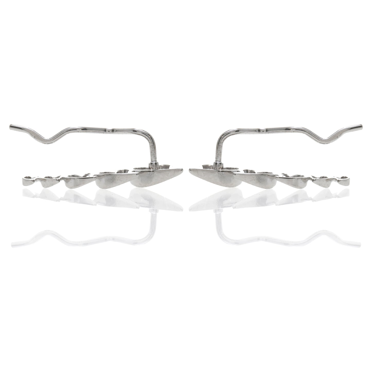 Orecchino Forcina in Argento 925 con Cuori Stilizzati 
