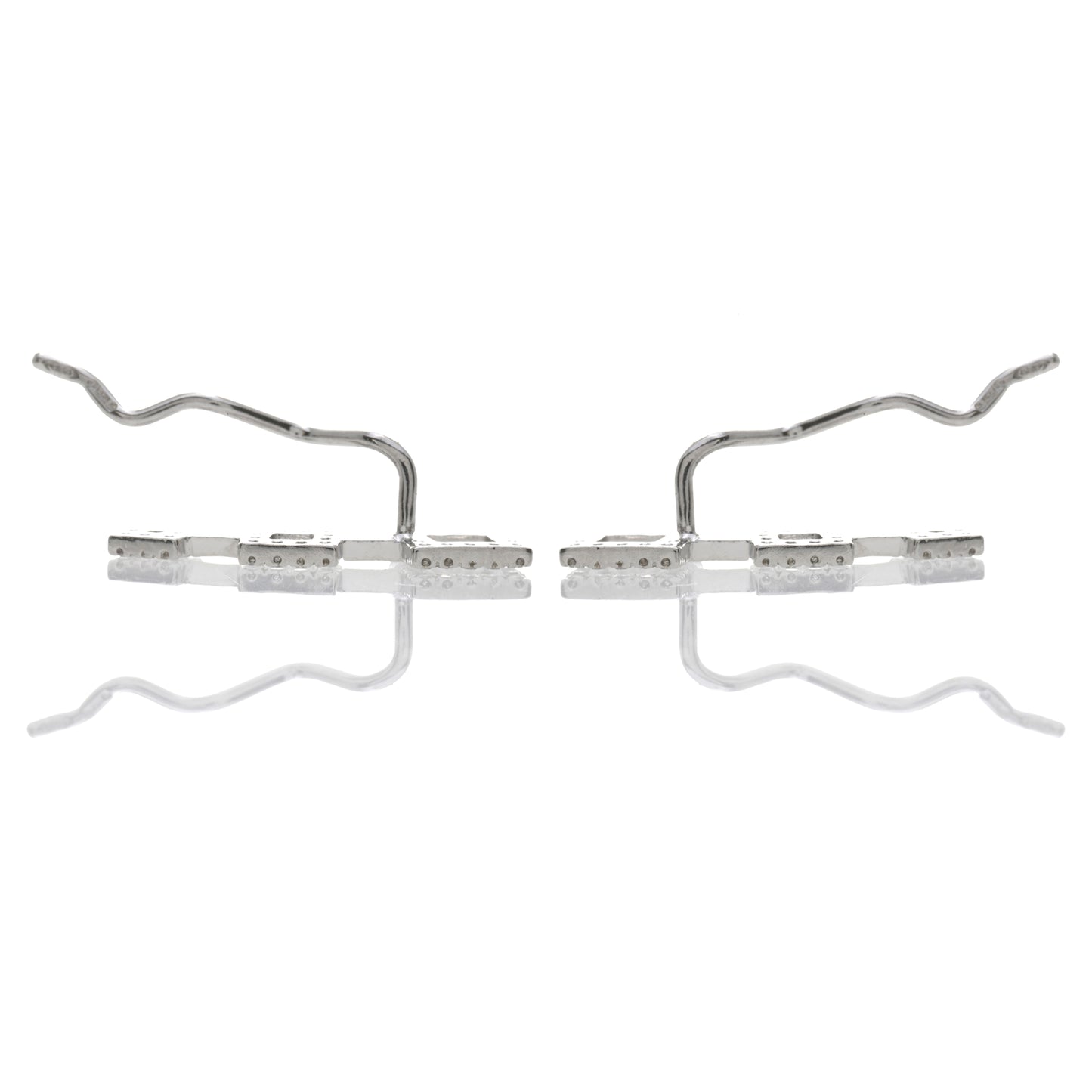 Orecchino Forcina in Argento 925 con Zirconi e Quadrati 